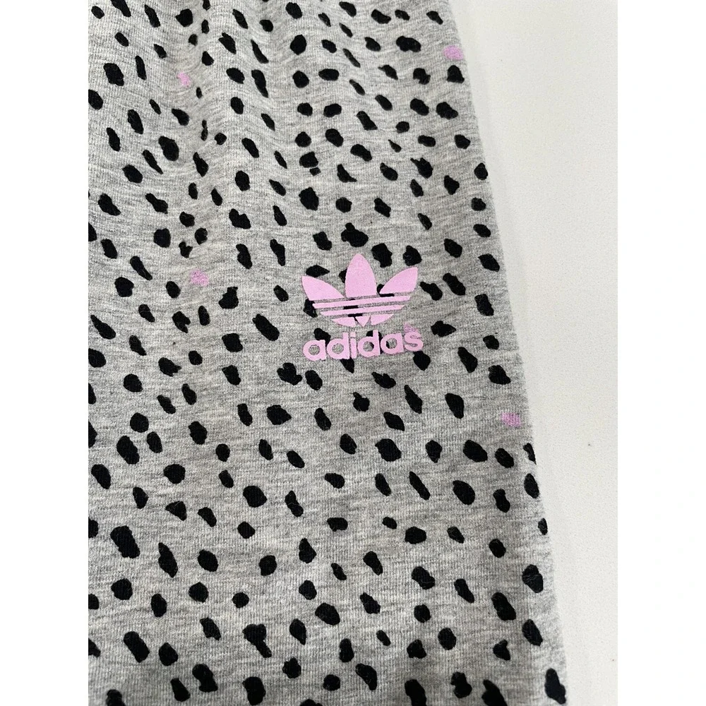Adidas 4T Girl Pants‎ Pink Grey Leopard AK109